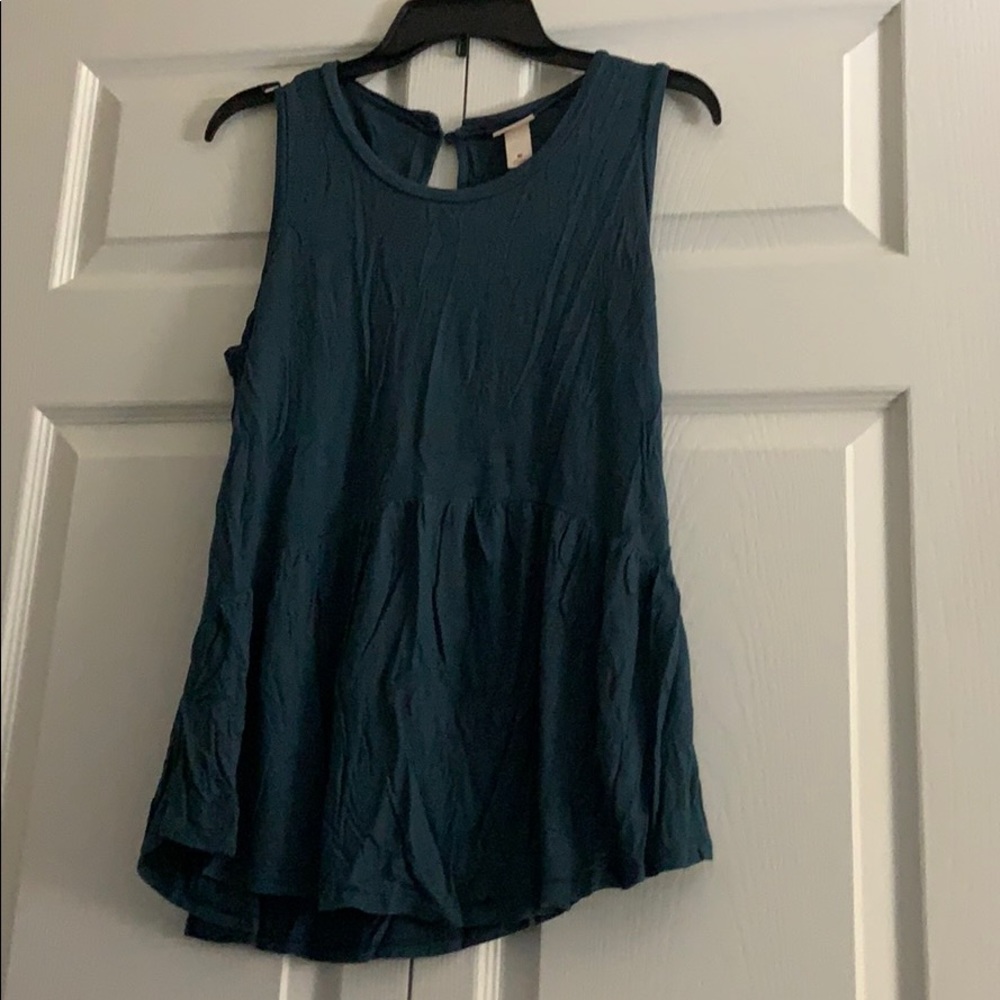 Blue tank top